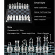 32 Crystal Chess Pieces with Padded Bottom - ecomstock
