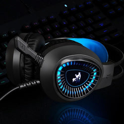 Gaming Stereo Headphone with Mic & LED Light - ecomstock