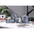 Luxury Ceramic Marble Print Porcelain Tea Set with Serving Tray - ecomstock
