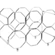 Powder Coating Tabletop Folding Six Bottles Wine Holder Storage Rack - ecomstock