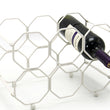 Powder Coating Tabletop Folding Six Bottles Wine Holder Storage Rack - ecomstock