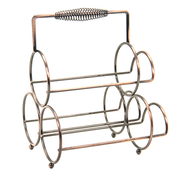 Retro Wine Beer Bottle Holder Rack-Antique copper - ecomstock