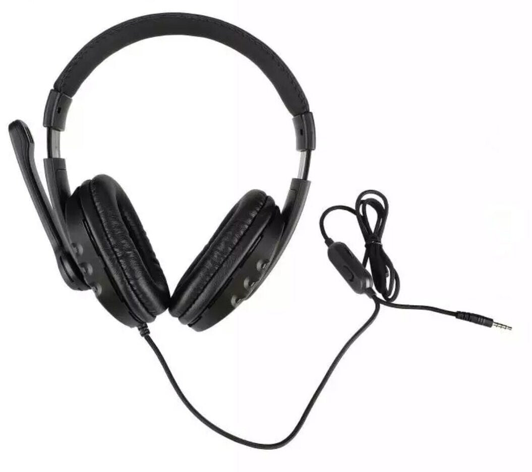 Gaming Headset Stereo Headphones with Mic for PS4 Mobile Phone Laptop - ecomstock