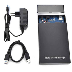 USB 3.0-3.5 Inch SATA External Hard Drive Enclosure - ecomstock