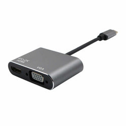 ﻿4-in-1 Multi-function USB Type-C Adapter - ecomstock