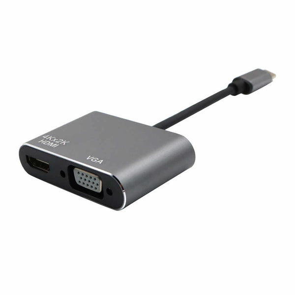﻿4-in-1 Multi-function USB Type-C Adapter - ecomstock