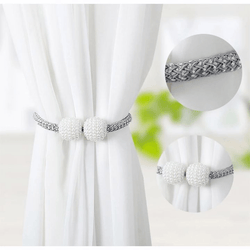 Magnetic Curtain Drape Tiebacks - ecomstock