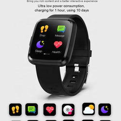 Touch Screen Bluetooth Intelligent  Wrist Watch - ecomstock