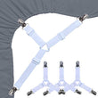 4 Pcs Three-Point Bedsheet Grippers - ecomstock