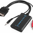 VGA +Audio to HDMI Converter Cable - ecomstock