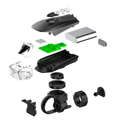 Rechargeable Intelligent Vibration Bike Headlight - ecomstock