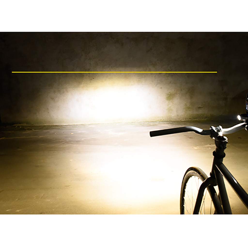 Rechargeable Intelligent Vibration Bike Headlight - ecomstock
