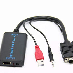 VGA +Audio to HDMI Converter Cable - ecomstock