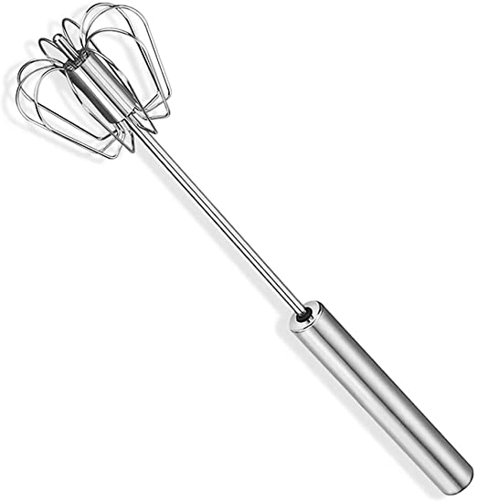 Stainless Steel Egg Beater Whisk-Silver - ecomstock