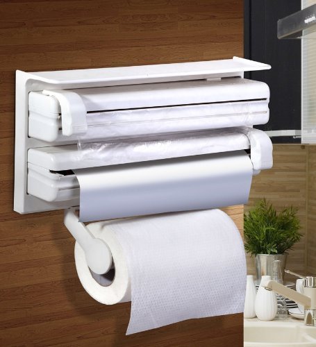 Kitchen Roll Triple Paper Dispenser - ecomstock