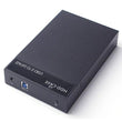 USB 3.0 3.5 Inch SATA Hard Drive Enclosure - Black - ecomstock