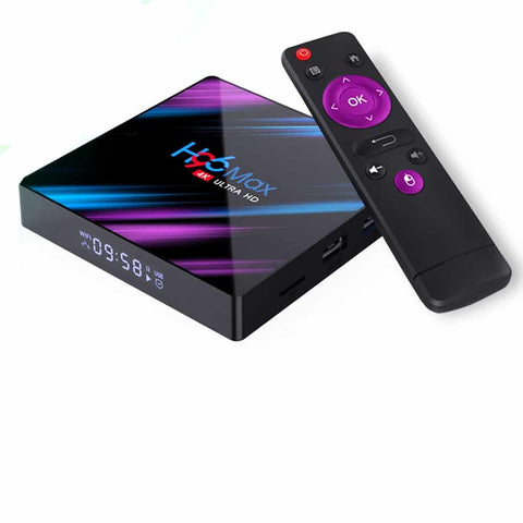 Wireless Android 9.0 TV Box with Bluetooth 4.0 Media Player TV for Smart TV - ecomstock