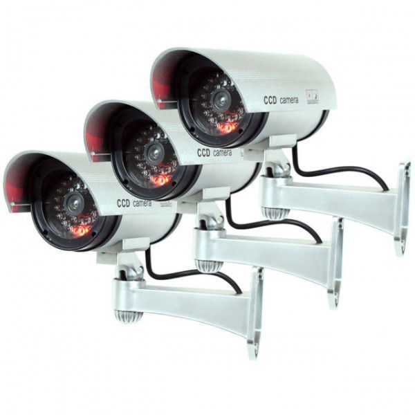 Camera Security Surveillance Dummy IR LED Camera One - ecomstock