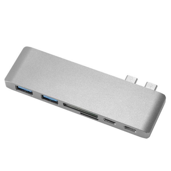 HD 4K Card reader Hub Type C - ecomstock