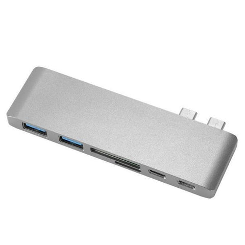 HD 4K Card reader Hub Type C - ecomstock
