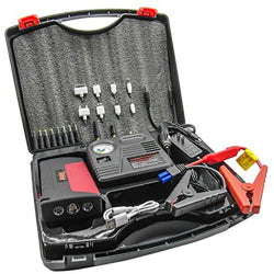 Car Jump Starter and Tyre Compressor - Red - ecomstock