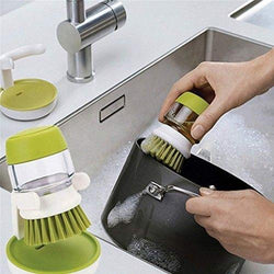 Soap Dispenser Brush with Drip Tray - ecomstock