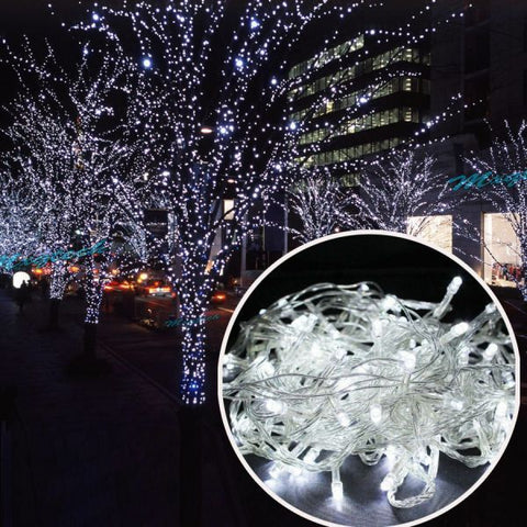 20 LED Fairy Lights white - ecomstock