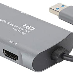 Portable HDMI 4K Loop Out Audio Video Capture Card - ecomstock