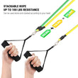 11 Pcs Resistance Bands Training Fitness Tubes - ecomstock