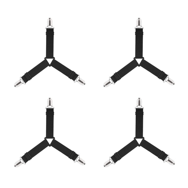 4 Pcs Three-Point Bedsheet Grippers - ecomstock