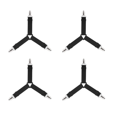 4 Pcs Three-Point Bedsheet Grippers - ecomstock