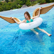Inflatable Giant Golden Wing Swimming Floating Ring - ecomstock