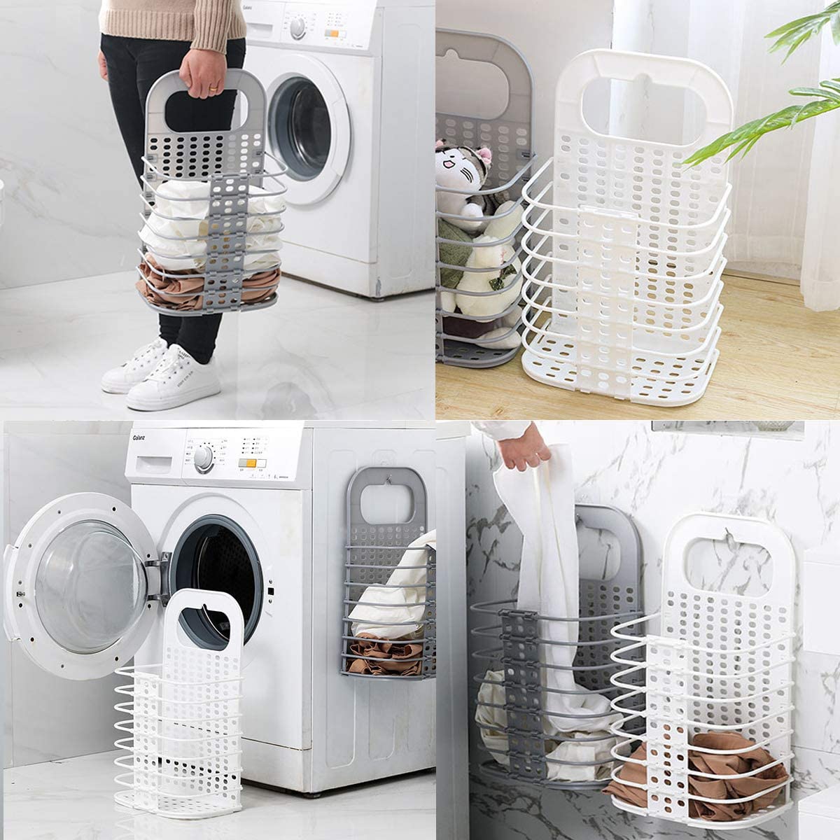 Collapsible-Foldable Laundry Basket - ecomstock