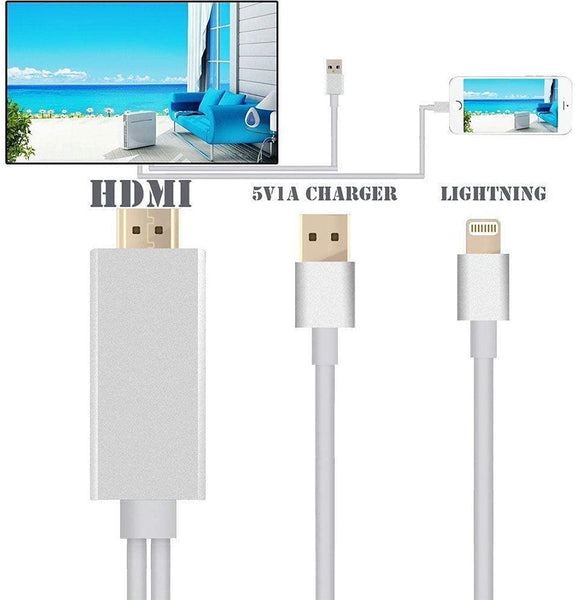 Digital  Lighting to HDMI AV Cable - ecomstock