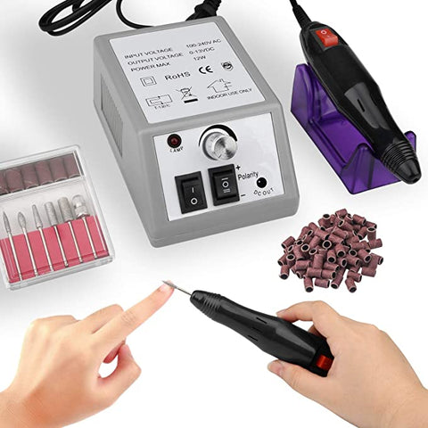 Electric  Drill Nail art  Machine Manicure Pedicure Kit Set - ecomstock