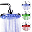 Automatic Interchange LED Rain Fall Shower Head - ecomstock