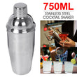 Stainless Steel Cocktail Shaker 8 Set -750ml - ecomstock