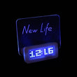 Alarm Clock with Scribble LED Fluorescent Message Memo Board
