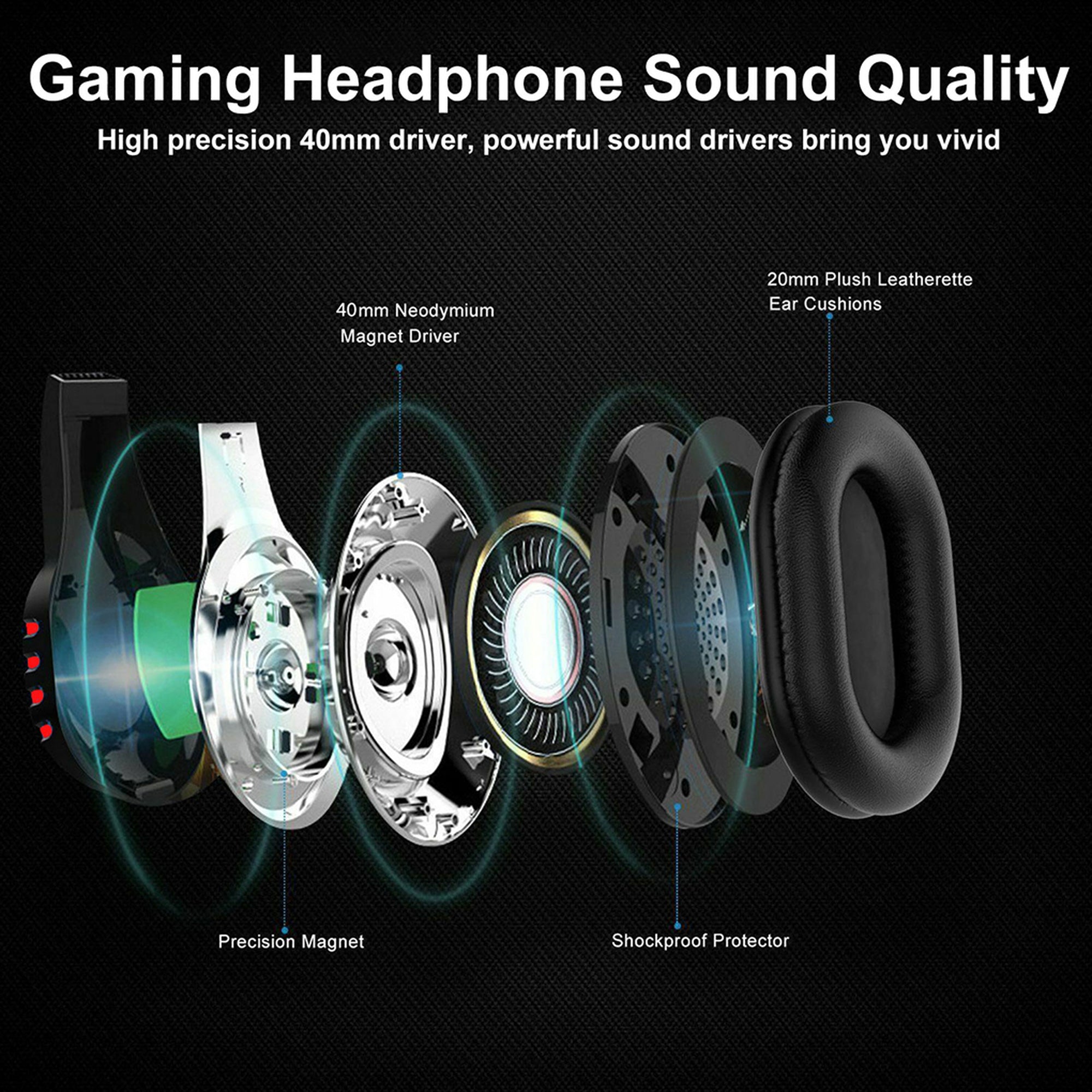 Gaming Headphones for P4/x-one - ecomstock