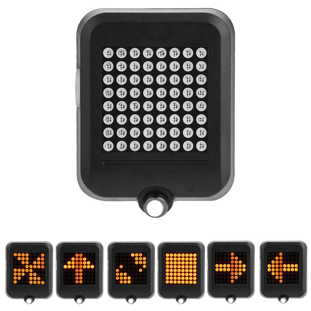 Intelligent bicycle Brake Sensor Laser Light-Black - ecomstock