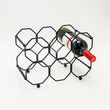 Powder Coating Tabletop Folding Six Bottles Wine Holder Storage Rack - ecomstock