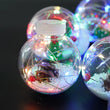 10 piece Christmas Ornaments ball copper wire lights - ecomstock