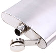 Traditional Stainless Steel Hip Flask - ecomstock