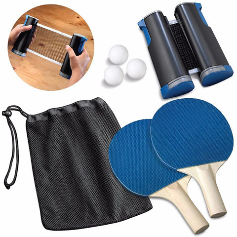 Retractable Everywhere Table Tennis Set - ecomstock