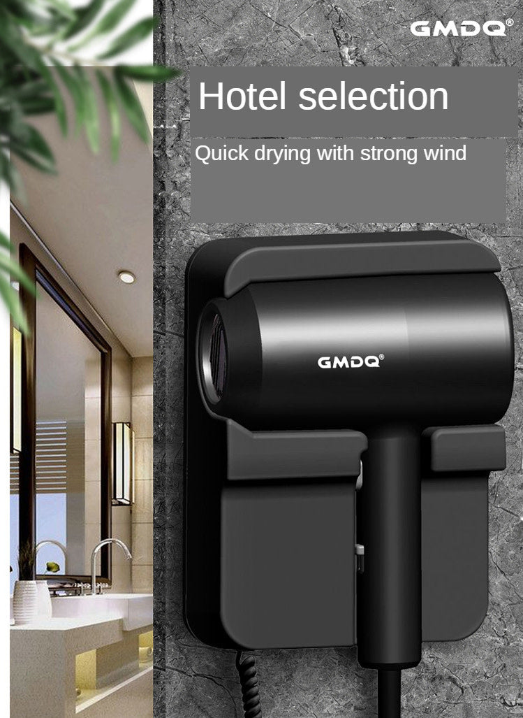 Wall-Mounted Hotel Bathroom Hair Dryer - ecomstock