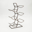 Tabletop Metal Wire Six Bottles Red Wine Holder Tree Rack-Copper - ecomstock