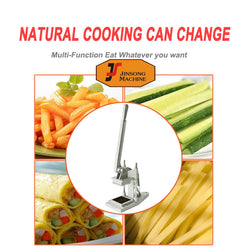 Vertical Manual French Fry Potato Chips Cutter - ecomstock