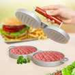 Double Presser Burger Mould with Wood Handle - ecomstock