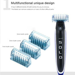 Men Electric Razor Facial Hair Remover for Trimming Edging Shaving
