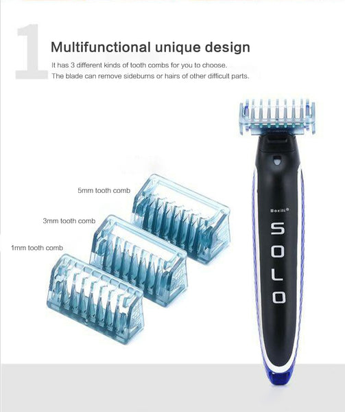Men Electric Razor Facial Hair Remover for Trimming Edging Shaving